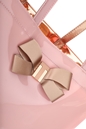 TED BAKER-Γυναικεία τσάντα VALLCON BOW DETAIL LARGE ICON ροζ